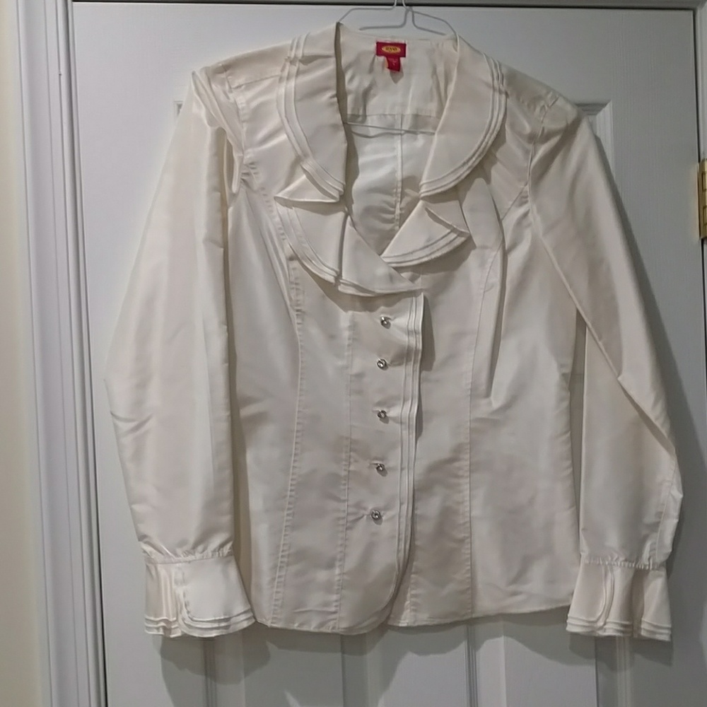 Eye silk blouse